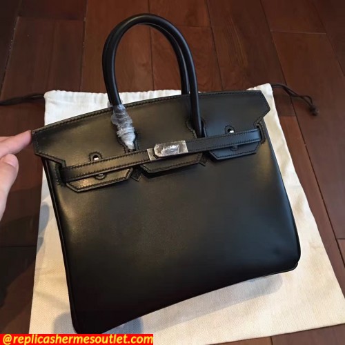 Replica Hermes Black Box Birkin 25cm Handmade Bags