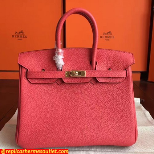 Replica Hermes Bougainvillier Clemence Birkin 25cm Handmade Bags